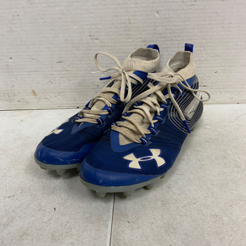 Vist Large View of Product Image Which is Used Under Armour Adult FB Cleats Royal Blue Senior 9