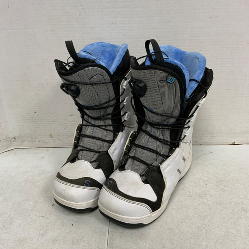 Vist Large View of Product Image Which is Used Salomon IVY Womens Snowboard Boots White Senior 8