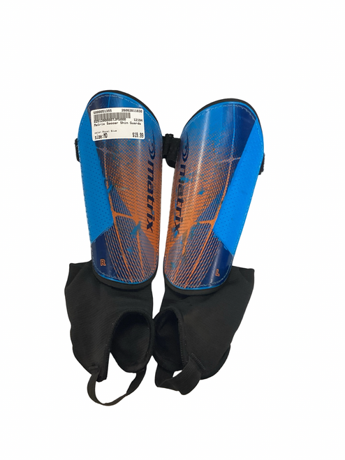 Vist Large View of Product Image Which is Soccer Shin Guards Junior Royal Blue MD