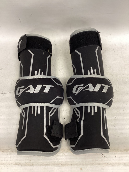 Vist Large View of Product Image Which is Used Gait ICON Lacrosse Arm Pads/Guards Black LG