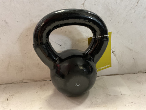 Vist Large View of Product Image Which is Used SPRI Kettlebell Black 10 lb