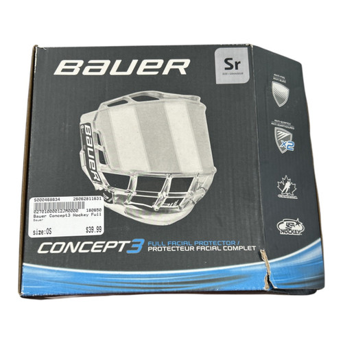 Vist Large View of Product Image Which is Used Bauer Hockey Full Visor One Size