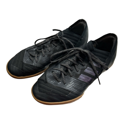 Vist Large View of Product Image Which is Used Adidas Soccer Indoor Shoes Black Junior 04.5