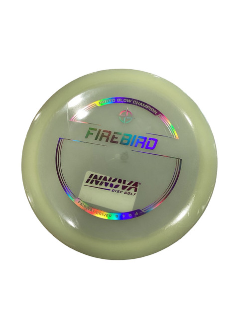 Vist Large View of Product Image Which is Used Innova FIREBIRD Disc Golf Driver Cream White