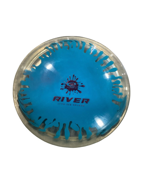 Vist Large View of Product Image Which is Used Latitude 64 RIVER Disc Golf Driver Royal Blue