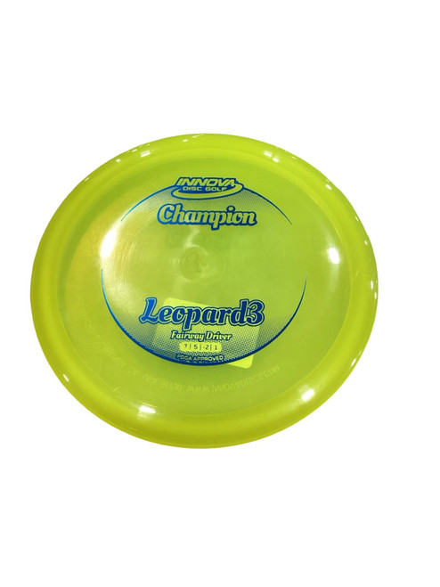 Vist Large View of Product Image Which is Used Innova LEOPARD 3 Disc Golf Driver Yellow