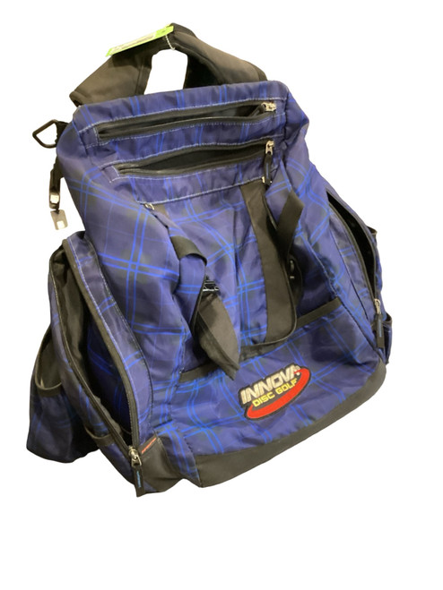 Vist Large View of Product Image Which is Used Innova Disc Golf Bag Royal Blue