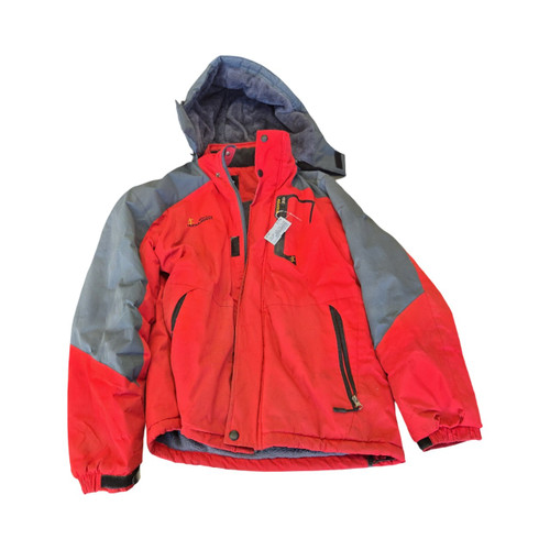 Vist Large View of Product Image Which is Used WANTDO UNCO/BOROR MENS LG SNOW JACKET Outerwear Heavy Jacket M Red LG