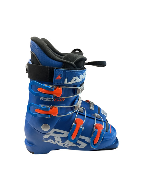 Vist Large View of Product Image Which is Used Lange RSJ 60 SZ 20.5 Boys DH Ski Boot Royal Blue 205 MP - J01