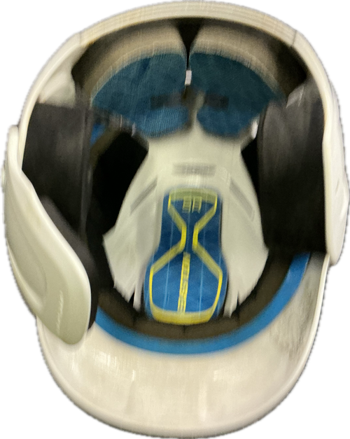 Vist Large View of Product Image Which is Used Easton BB/SB HELMET Batting Helmet w/Mask White LG