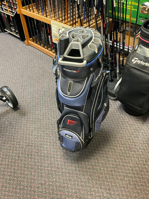 Vist Large View of Product Image Which is Used Founders Club 14 WAY CART BAG Mens Cart Bag Navy Blue