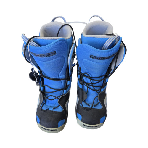 Vist Large View of Product Image Which is Used Salomon SYMBIO BOOTS 8.5 Mens Snowboard Boots Royal Blue Senior 8.5