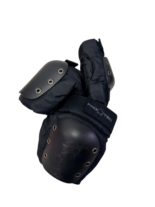 Vist Large View of Product Image Which is Used Pro-Tec Street Youth Kneepads & Elbow Pads Black MD