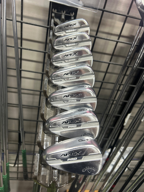 Vist Large View of Product Image Which is Used Callaway APEX PRO FORGED Mens Iron Set LH 4I-PW