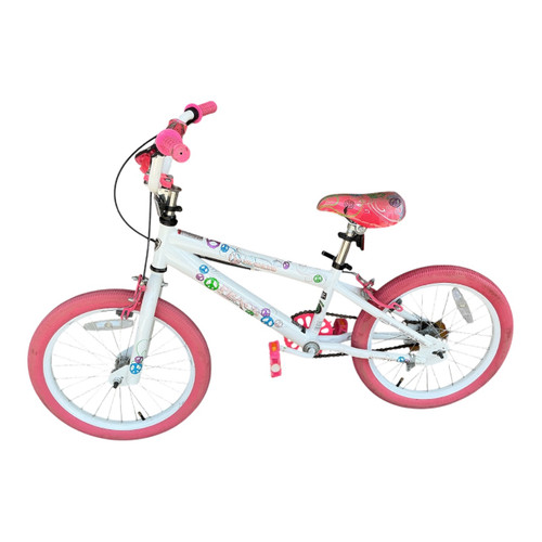 Vist Large View of Product Image Which is Used Kent PEACE FREESTYLE BMX Bike Girls White 20"