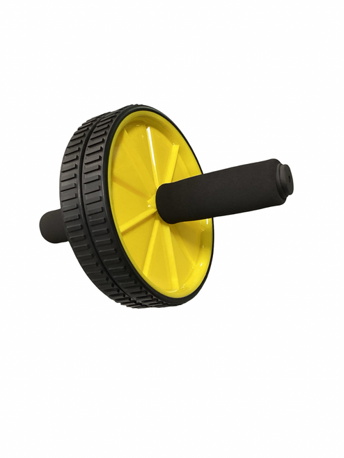 Vist Large View of Product Image Which is Used Exercise Ab Wheel Yellow