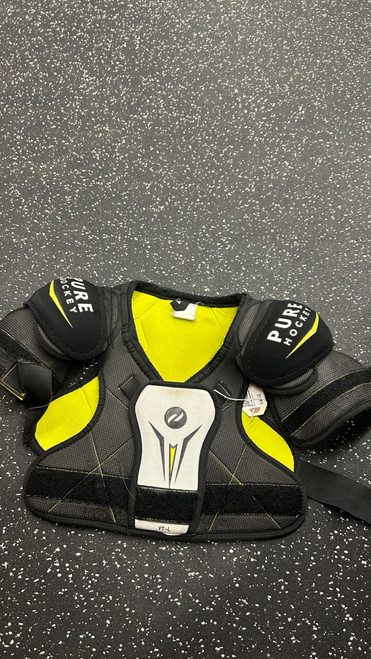 Vist Large View of Product Image Which is Used Pure Hockey SHOULDER PAD Youth Shoulder Pads LG