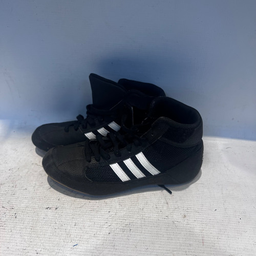 Vist Large View of Product Image Which is Used Adidas Wrestling Shoes Black Junior 04.5
