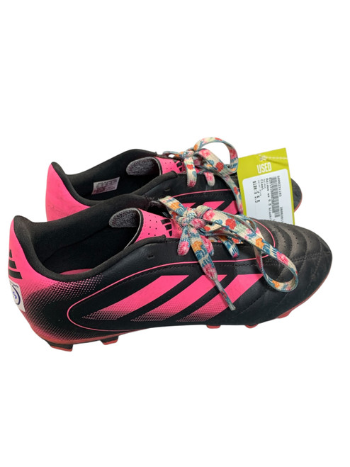 Vist Large View of Product Image Which is Used Adidas Soccer Cleats Pink Senior 5.5