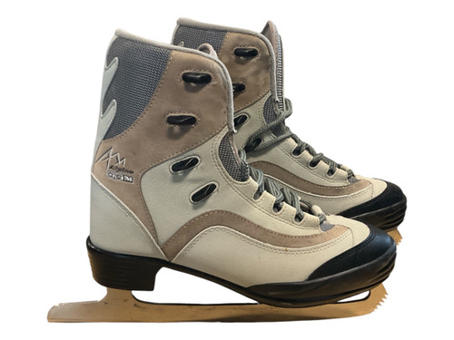 Vist Large View of Product Image Which is Used CCM ALPINE Mens Figure Skate Beige Senior 7