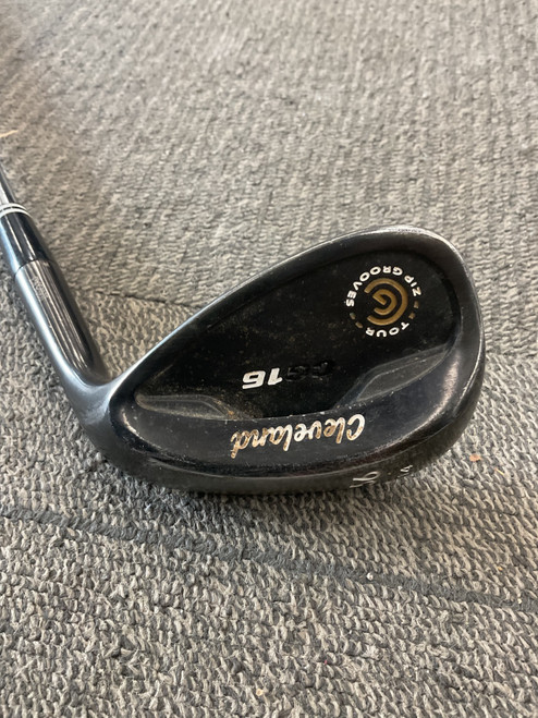 Vist Large View of Product Image Which is Used Cleveland CG16 TOUR ZIP GROOVE Golf Wedge Mens RH 56 Degree