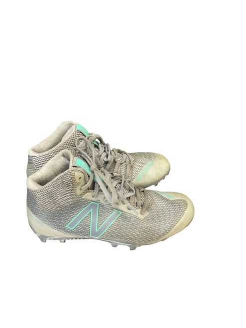 Vist Large View of Product Image Which is Used New Balance BURN X LAX Cleats Boys Grey Junior 05