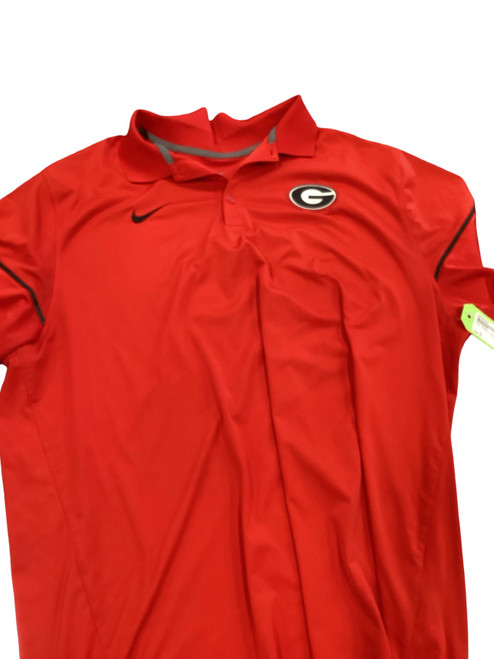 Vist Large View of Product Image Which is Used Nike GEORGIA POLO S.S. Golf Shirt M Red 2X