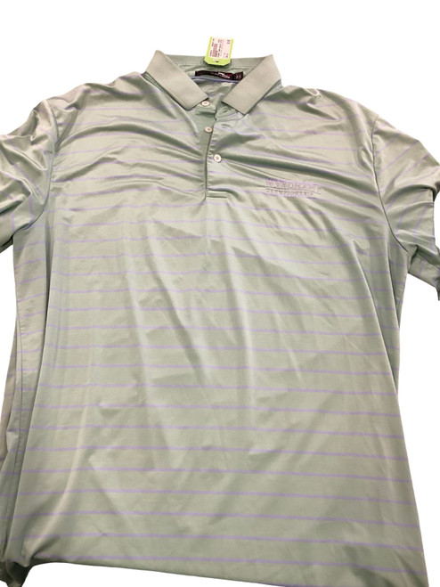 Vist Large View of Product Image Which is Used WYNDHAM CHAMPIONSHIP SHIRT S.S. Golf Shirt M Green LG
