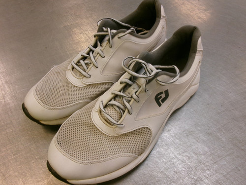 Vist Large View of Product Image Which is Used Foot Joy Mens Golf Shoes White Senior 10