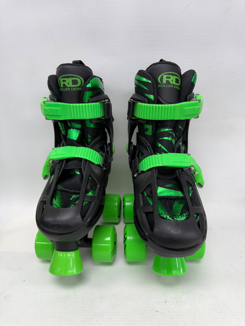 Vist Large View of Product Image Which is Used RollerDerby ROLLERDERBY JR Junior Rec Fitness Skates Black Adjustable