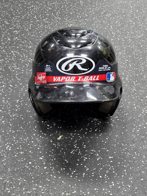 Vist Large View of Product Image Which is Used Rawlings CFTBH-R1 Batting Helmet No Mask Black SM