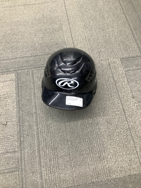 Vist Large View of Product Image Which is Used Rawlings BLACK Batting Helmet No Mask Black MD