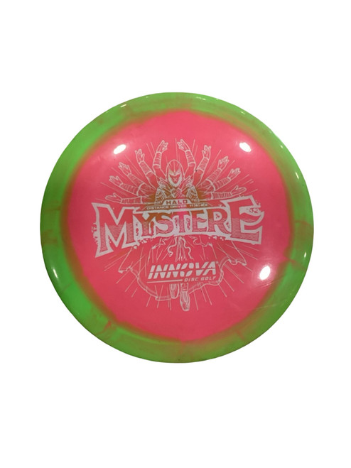 Vist Large View of Product Image Which is Used Innova HALO MYSTERE Disc Golf Driver Pink 174g