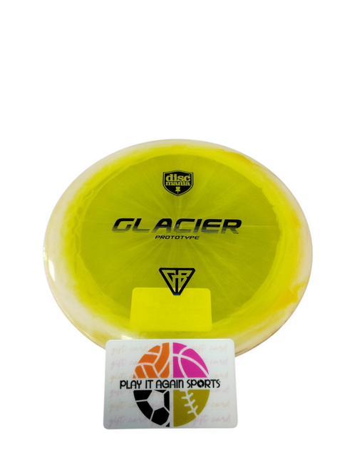 Vist Large View of Product Image Which is Used Discmania GLACIER PROTOTYPE Disc Golf Mid Range Yellow