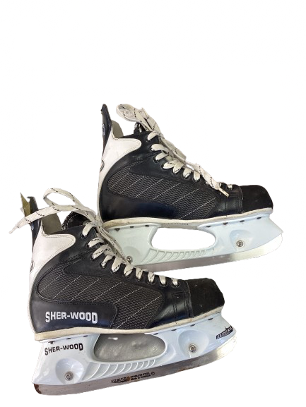 Vist Large View of Product Image Which is Used Sher-wood 7000 Senior Hockey Skate Senior 8.5