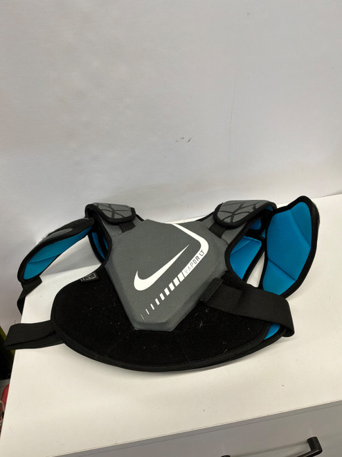 Vist Large View of Product Image Which is Used Nike VAPOR LT Lacrosse Shoulder Pads Grey LG