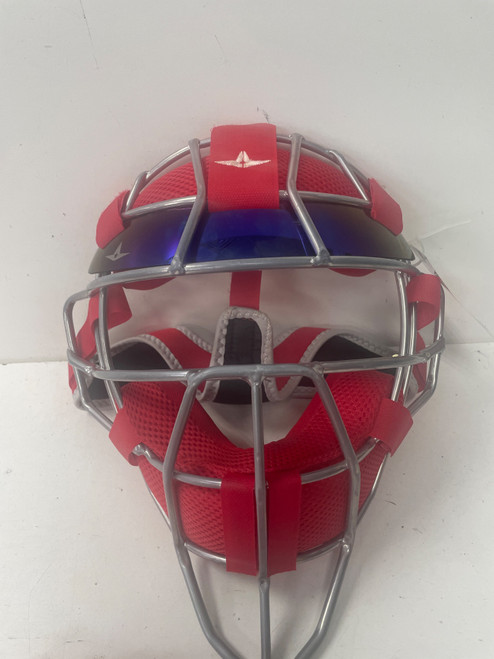 Vist Large View of Product Image Which is Used All-Star FM4000 Catchers Mask Red