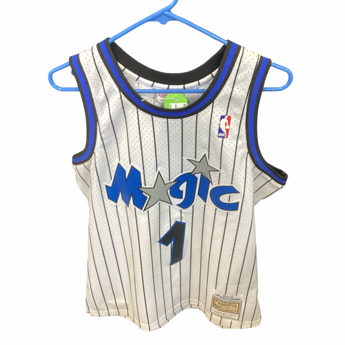 Vist Large View of Product Image Which is Used Mitchell Basketball Adult Top White MD