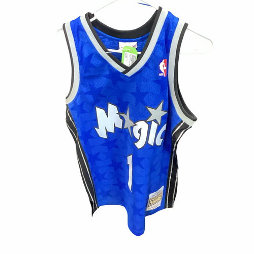 Vist Large View of Product Image Which is Used Mitchell Basketball Adult Top Royal Blue MD
