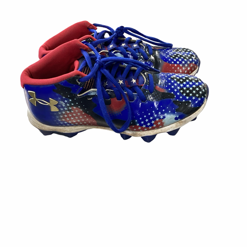 Vist Large View of Product Image Which is Used Under Armour BASEBAL CLEATS BB/SB Cleats Royal Blue Junior 04