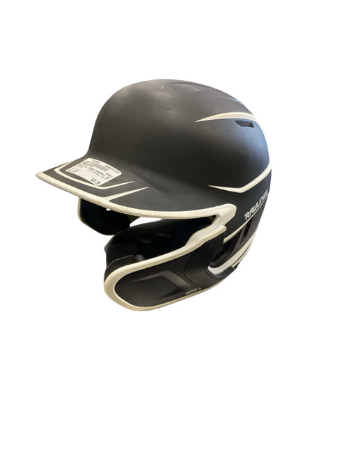 Vist Large View of Product Image Which is Used Rawlings IMPAX BASEBALL HELMET Batting Helmet No Mask Black MD