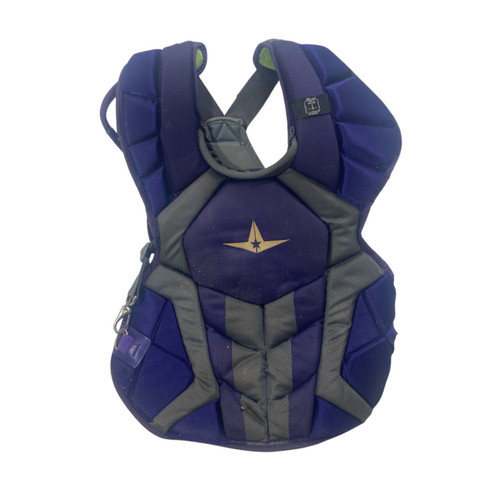 Vist Large View of Product Image Which is Used All-Star ADULT CP Catchers Chest Protector Purple Adult