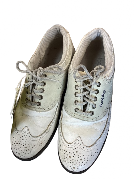 Vist Large View of Product Image Which is Used Jr Golf Shoes White Youth 06.0