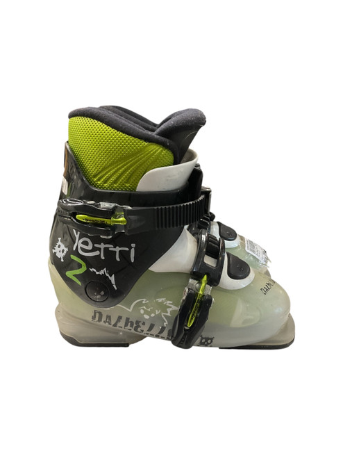 Vist Large View of Product Image Which is Used Dalbello YETTI 2 19.5 Boys DH Ski Boot Black And Green 195 MP - Y13