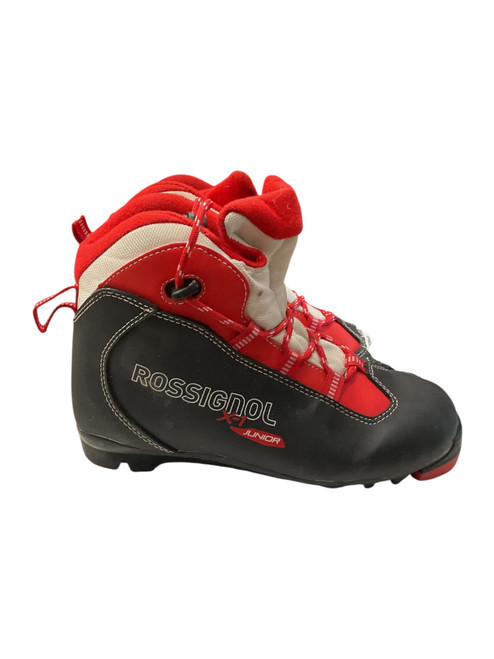 Vist Large View of Product Image Which is Used Rossignol Boys NNN XC Ski Boots Black W 06 / JR 04-04.5
