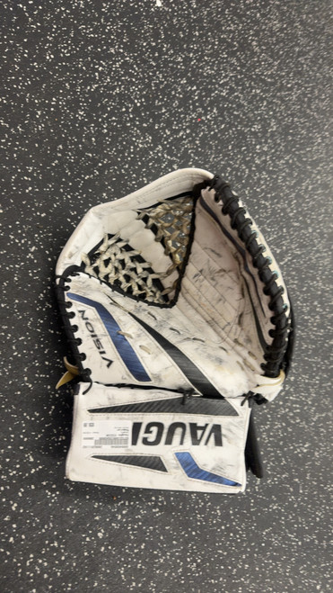 Vist Large View of Product Image Which is Used Vaughn VISION Senior Goalie Catcher White