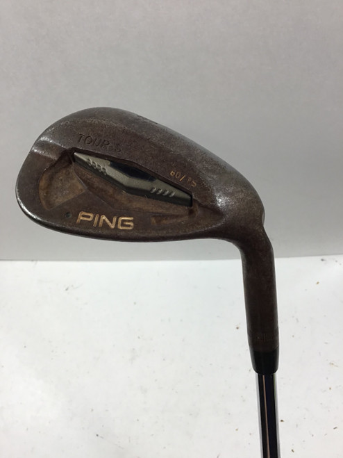 Vist Large View of Product Image Which is Used Ping TOUR-S BLACK DOT 60/TS Golf Wedge Mens RH 60 Degree