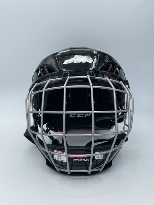 Vist Large View of Product Image Which is Used CCM 50 Helmet Cage Combo Black SM