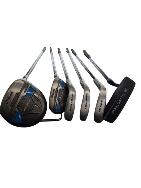 Vist Large View of Product Image Which is Used Wilson PROFILE Jr Club Set RH 6 Piece