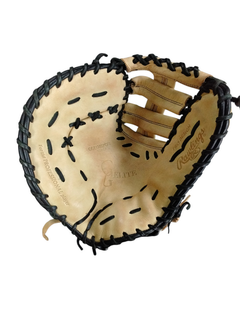 Vist Large View of Product Image Which is Used Rawlings GGE130SPCFB BB/SB First Base LH Throw Tan 13"